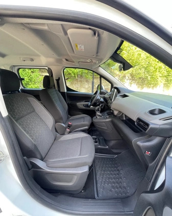 Peugeot Rifter cena 69900 przebieg: 95582, rok produkcji 2019 z Nysa małe 631